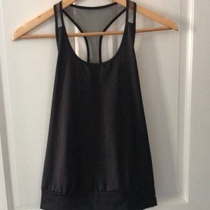 Alo Yoga top with mesh back